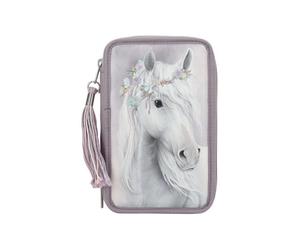 Depesche Miss Melody Triple Pencil Case FANTASY HORSES