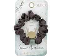 Depesche Moments Premium Scrunchie mit Aventurin Herz, grün, Natürlicher Edelstein, Haargummi