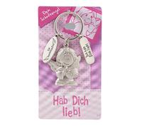 Depesche 7518 Schutzengel Schlüsselanhänger Nr. 008 Hab dich lieb