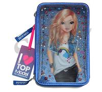 Depesche Top Model Federtasche Mäppchen Federmäppchen 3Fach blau Friends NEU 7970