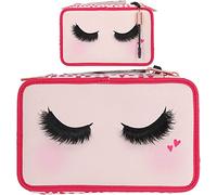 Depesche TOPModel 3-Fach Federtasche 11481 Beauty Girl gefüllt mit Wimpern