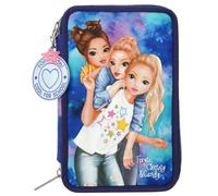 Depesche TOPModel 3-Fach Federtasche Aquarell blau