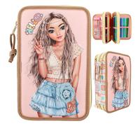 Depesche TOPModel 3-Fach Federtasche HIPPIE HEART