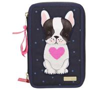 Depesche TOPModel 3-Fach Federtasche Hund dunkelblau