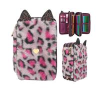 Depesche TOPModel 3 Fach Federtasche Leo Fell REBEL KITTY