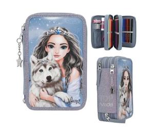 Depesche TOPModel 3 Fach Federtasche WOLF