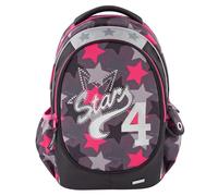 Depesche TOPModel Schulrucksack Sterne schwarz