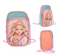 Depesche TOPModel Smartphonetasche MUSIC, Umhängetasche für Mädchen, Christy Design, Pink und Türkis