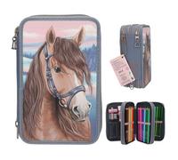 Depesche Vertrieb GmbH Co. KG Miss Melody 3 Fach Federtasche mit 3 D Effekt