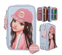 Depesche Vertrieb TOPModel 3 Fach Federtasche mit Applikation TEAM TEDDY