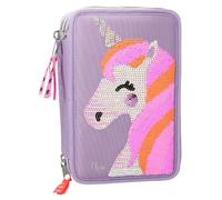 Depesche Ylvi & the Minimoomis 3-Fach Federtasche Naya Streichpailletten flieder