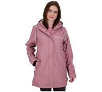 DEPROC-Active Damen Damen Friesennerz Regenmantel Regenjacke mit Kapuze Gefüttert Wasserdicht Wetterfest Übergangsjacke New Ellesmere Regenjacke