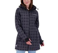 Deproc Active Damen Mantel Softshellmantel, Schwarz (Anthra Check/Black), 38