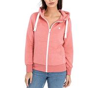 Deproc Active Damen Sweatjacke Mit Kapuzenjacke Zip Fleecejacke Windbreaker Hoodie Reißverschluss Finjacmyk Kapuzenpullover, Rosé, 40 EU