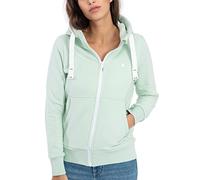 Deproc Active Damen Sweatjacke Mit Kapuzenjacke Zip Fleecejacke Windbreaker Hoodie Reißverschluss Finjacmyk Kapuzenpullover, Mint, 42 EU