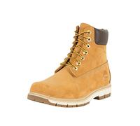 Der 6-Inch-Stiefel ist der ikonische Timberland-Herrenstiefel, mit dem unsere Reise vor 40 Jahren begann. Mittlerweile ist er zum Symbol geworden für den klassischen Timberland-Stil. Den Yellow Boot für Herren gibt es nun mit der neuesten Schuhtechnologie und in trendigen Farben - und genauso robust und strapazierfähig wie eh und je. Kein Wunder, dass er zu den beliebtesten Arbeitsstiefeln für Herren weltweit zählt.Ein rustikales, traditionelles Design trifft auf atemberaubenden Tragekomfort - auch nach 45 Jahren sind unsere kultigen Timberland® 6-Inch-Stiefel noch echte Klassiker, die für wahre Handwerkskunst stehen.Wir verwenden nur bestes Nubukleder und versiegeln die Nähte, damit die Stiefel garantiert wasserdicht sind.Die langlebige Profilsohle aus Gummi garantiert optimale Trittsicherheit.