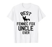 Der Beste Fennec Fox Onkel Aller Zeiten Preisgünstiges Grafik-T-Shirt, Herren, Weiß, XL