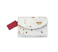 Der Burrito Geldbörse mit Folienbeutel, Riese-Tortilla-Lederetui, Reise-Kartenetui-Organizer, originelle Aufbewahrungshülle for Burrito, praktischer Tragbarer (B)
