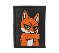 Der Fuchs Mit Dem Daumen Hoch Patch Klett Lustig Militär Morale Hook Patch Für Taktische Kleidung Rucksack Baseballkappe Uniform