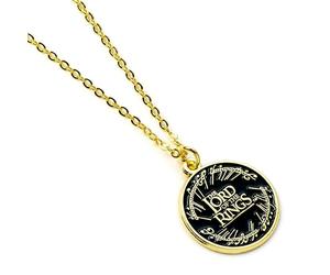 Der Herr der Ringe Logo Halskette goldfarben