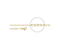 Der Kettenmacher Damen Halskette Ankerkette aus Sterlingsilber in der Farbe Gold, Länge: 80cm, A1-80G