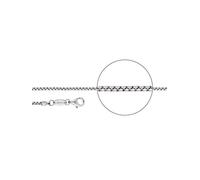 Der Kettenmacher Damen Halskette Venezianerkette Diamantiert aus Sterlingsilber in der Farbe Silber, Länge: 40cm, V3-40S