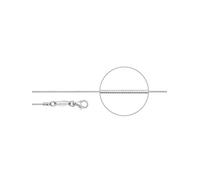 Der Kettenmacher Halskette Silber Sterling 925 Schlangenkette Diamantiert - S1-S
