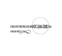 Der Kettenmacher Herren 925 Sterling Silber Königs-Halskette in silberfarben - KÖ2-S