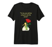 Der kleine Prinz mit Rosenzitat T-Shirt | Für Buchliebhaber Premium T-Shirt