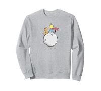 Der kleine Prinz Sweatshirt, Unisex für Erwachsene, Grau Meliert, L