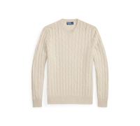 Der legendäre Kaschmirpullover mit Zopfmuster M Brown