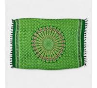 Der Lindwurm Sarong- Mandala grün (grünes Mandala)