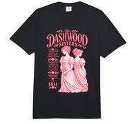Der literarische Klassiker von Dashwood Sisters Sinn und Sensibilität Comfort Colors Adult Heavyweight T-Shirt