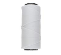 Der Perlenschmied Knot It Wachse Polyester Kabel - extra weie Farbe - 1 mm Durchmesser - Lichtwachs 144 Meter (472 Fu) pro Spool - Schmuck Makr