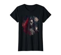 Der unheimliche Vampir der Fantasie Preisgünstiges Grafik-T-Shirt, Damen, Schwarz, XL