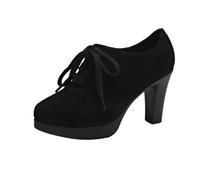 Der vielseitige Slipper mit Absatz, breitem Riemen bequemem Blockabsatz eignet Sich für Elegante Alltagsoutfits. (Black, 40)
