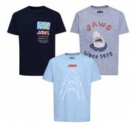Der weiße Hai JAWS No Swimming Kinder T-Shirt 3er-Pack UNBPK113MUL UK 7-8 122-128
