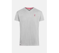 derbe Kurzarm T-shirt Print "Basic Kippes" S Grey