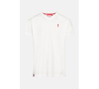 derbe Kurzarm T-shirt Print "Basic Kippes" L Off-white
