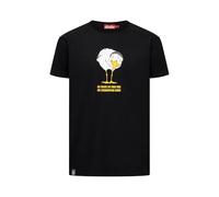 Derbe T-Shirt Brötchenmöwe Herren Schwarz GOTS Organic Schwarz M