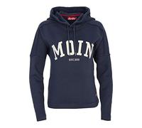 derbe Damen Hoodie Moin Girls Kapuzenpullover Navy blau - M