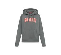 derbe Damen Hoodie MoinMoin - Grau S - GOTS Kapuzenpullover