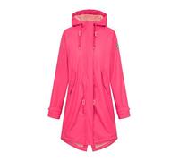 Regenmantel DERBE "Tidaholm", Damen, Gr. 36, rosa (azalea, rose tan), Obermaterial: 100% Polyester; Futter: 100% Polyester, Mäntel, Wasserabweisend, winddicht, Teddylining (56056313-36) azalea, rose t