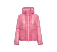 Regen- und Matschjacke DERBE "Peutby Ghost", Damen, Gr. 40, lila (orchid), Obermaterial: 100% Polyester; Beschichtung: Polyurethan; Futter: 100% Polyester, modisch, weit, Langarm Raglanärmel Bündchen,