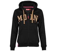 derbe Damen Sweatjacke, Farbe:schwarz, Größe:XS