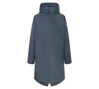 Wintermantel DERBE "Deutholm", Damen, Gr. 40, blau (mood indigo), Obermaterial: 100% Polyester; Füllung: 100% Polyester; Futter: 100% Polyester, Langarm, Mäntel, Moderne Funktionsmaterialien, wasserdi