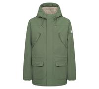 Derbe Winterjacke Festholm Herren Oliv Grün Warm Gefüttert Oliv Grün L