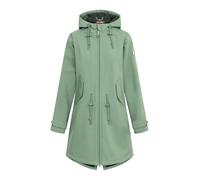 derbe Friese Island Damen Softshellmantel, Größe:42, Farbe:hedge green/deep forest