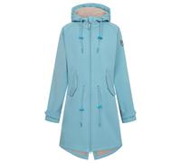 Derbe Friese Island Damen Softshellmantel milky blue/cobblestone 40