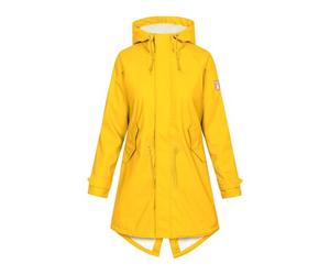 derbe Friese Tidaholm Damen Regenjacke Friesennerz Gelb 34 | Regenmantel | Frauen | mit Futter | Hamburg | Friesennerz | Warm